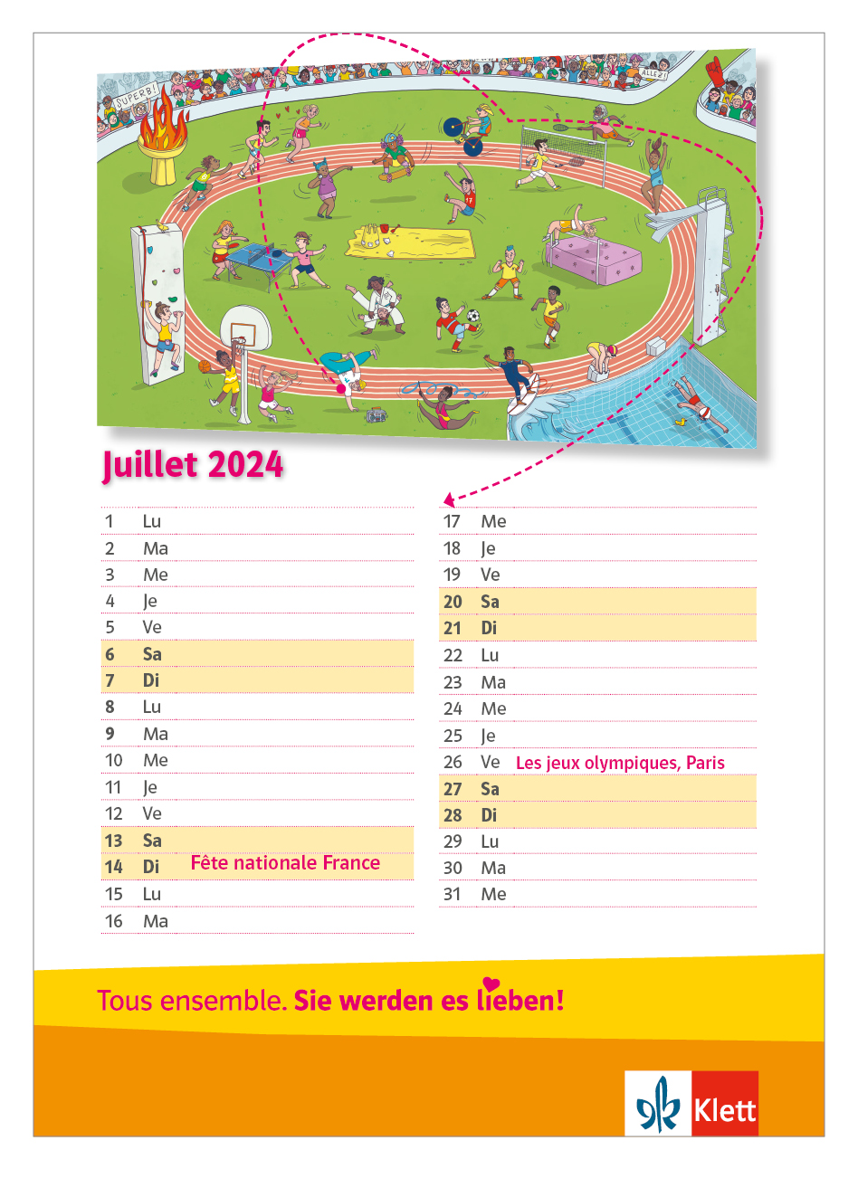 TE_22_Blog_Kalenderblatt_Juli_24_Vorderseite Tous ensemble Blog Kalenderblatt Juli 2024 vorne