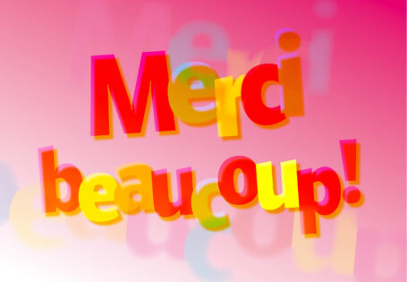 Merci beaucoup!
