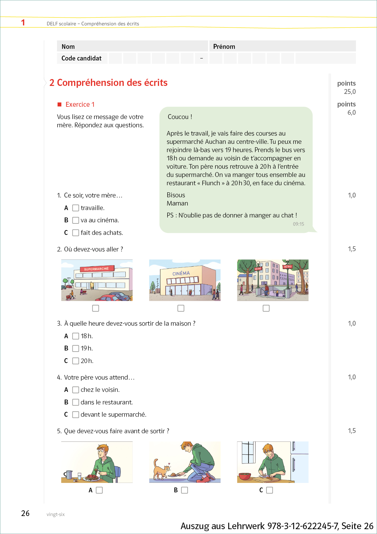 Beispielseite DELF 978-3-12-622245-7_026 Beispiel_DELF_26