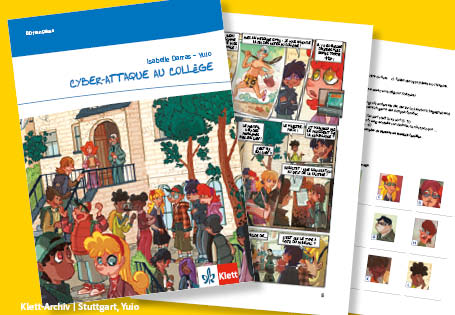 Comics im Unterricht: Cyber-attaque au collège