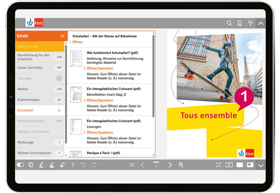 Tous ensemble Blog Startscreen Schulsafari