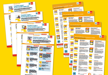 Informationen für den Elternabend zum Download zu Tous ensemble Ausgabe 2022 und Tous ensemble Bayern